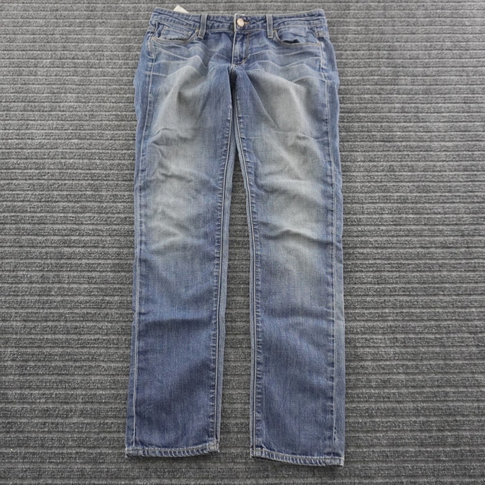 Paige Jimmy Jimmy Skinny Jeans Womens 31 Blue Denim Medium Wash